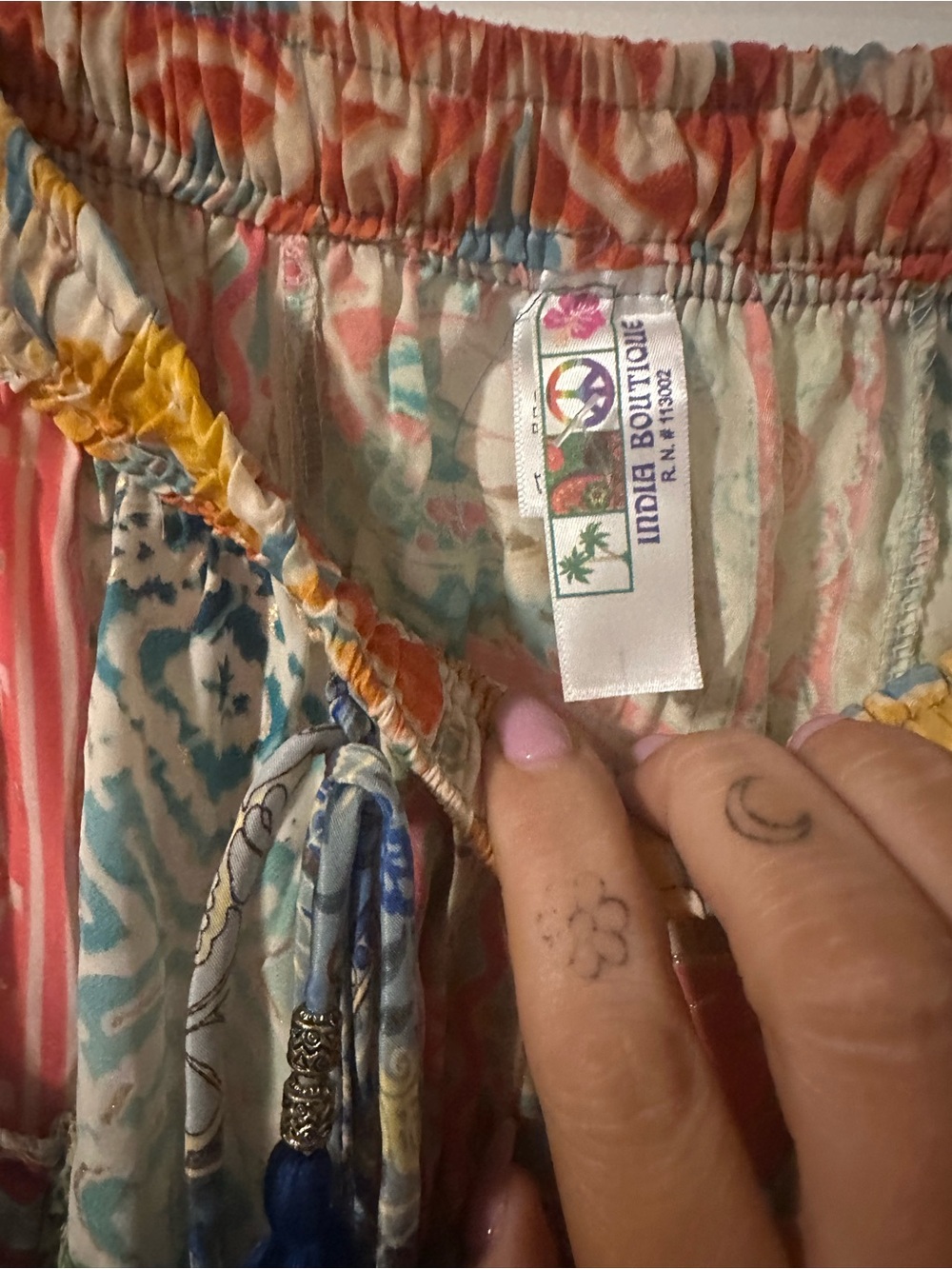 Boho patchwork skirt - Picture 4 of 5